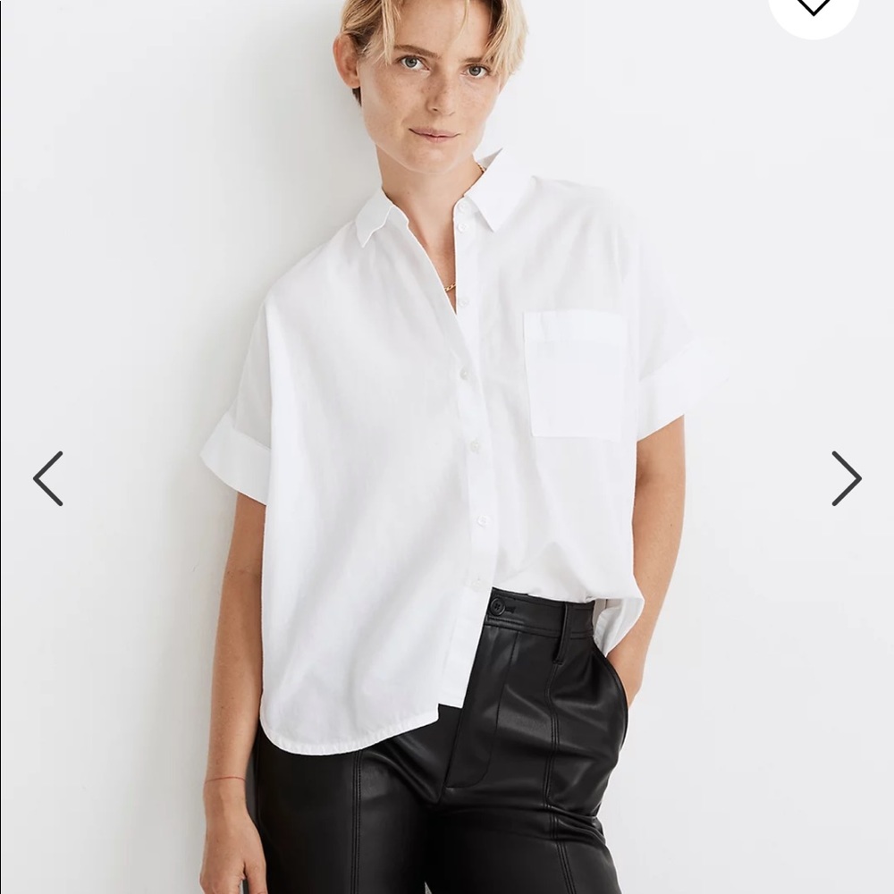 Madewell button up popover/daily shirt in size small